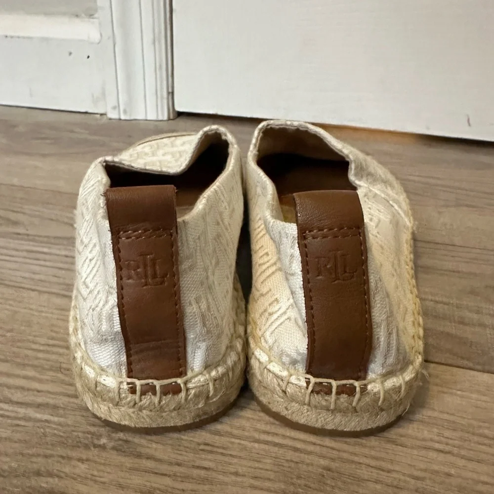 Lauren Ralph Lauren Cameryn II Monogram Espadrille
